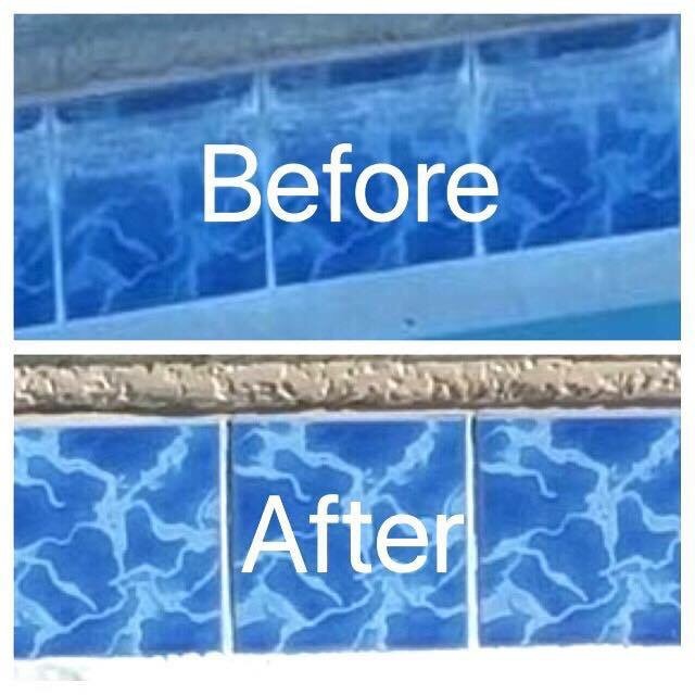 pooltilecleaningbeforeafter3 AAA Pool Tile Cleaning